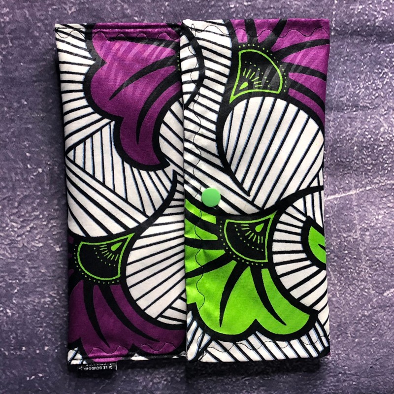 Pochette infirmière en wax - pochette en wax personnalisée- idée