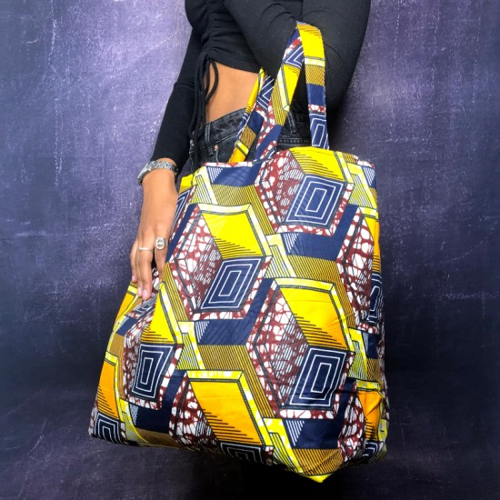 Sac Cabas Wax "Harare"